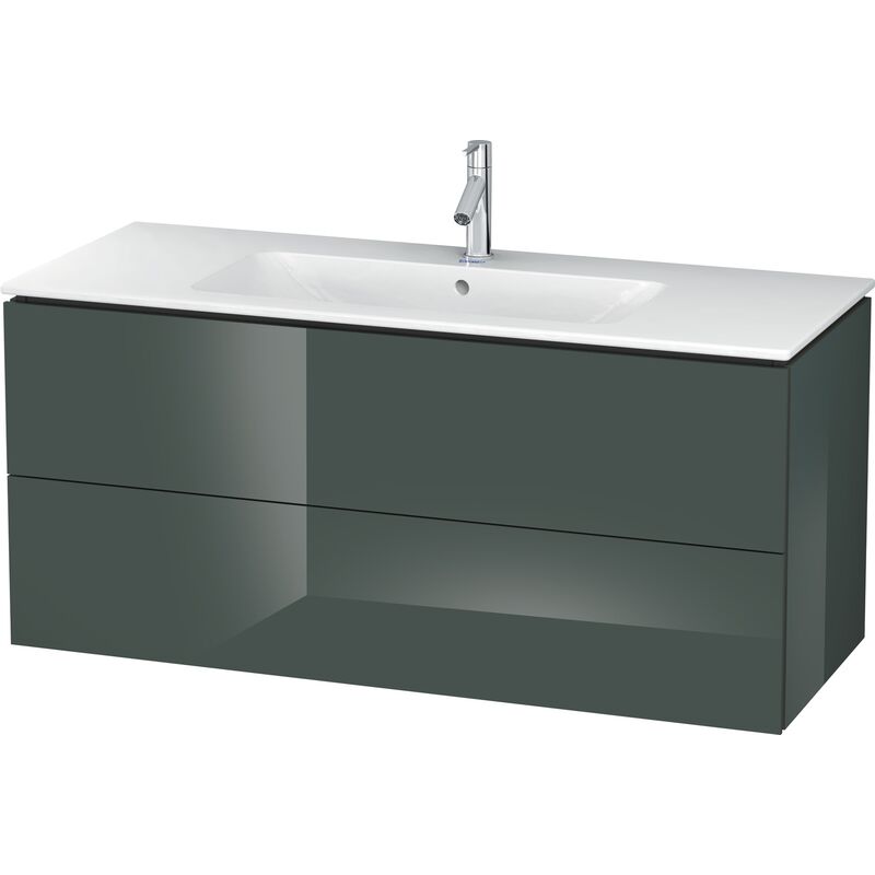 

Duravit L-Cube Mueble de pared, 2 cajones, ancho: 1220mm, para mí de Starck 233612, color: Laca de alto brillo Dolomiti Grey - LC624303838