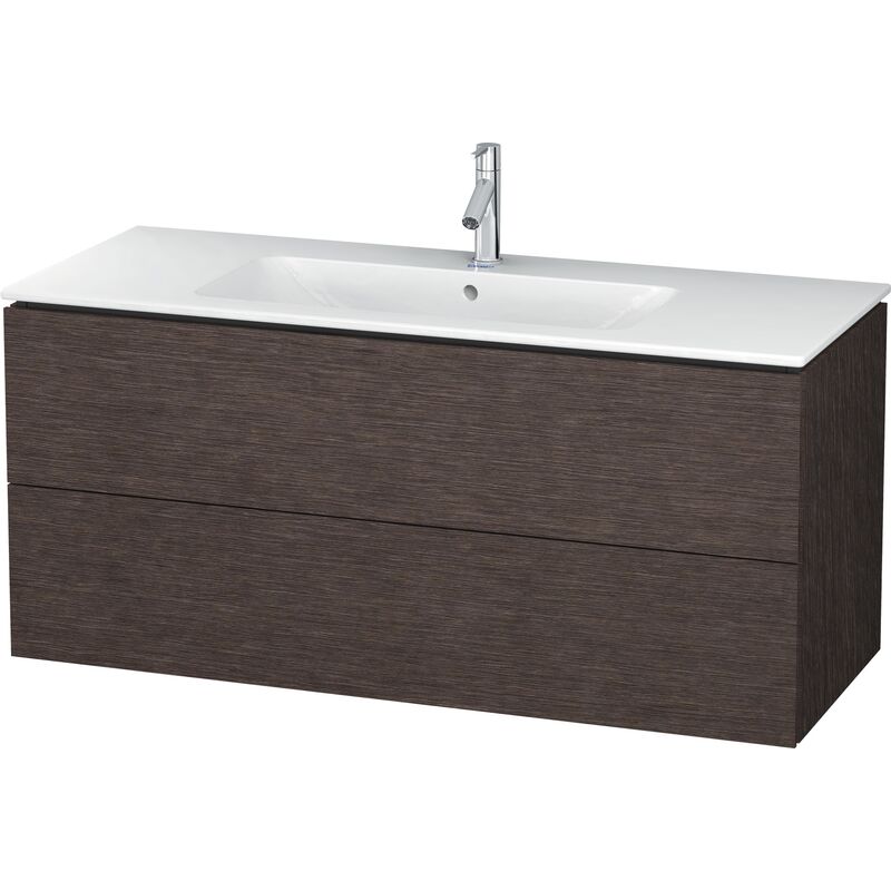 

Duravit L-Cube Mueble de pared, 2 cajones, ancho: 1220mm, para mí de Starck 233612, color: roble oscuro cepillado chapa de madera auténtica