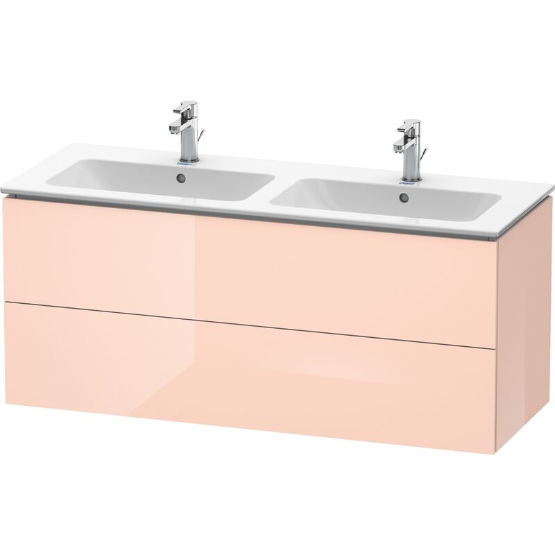 

Duravit L-Cube Mueble de pared, 2 cajones, ancho: 1290mm, para Me by Starck 233613, color: Perla de albaricoque laca de alto brillo - LC625801010