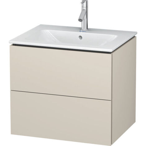 Duravit L-Cube Mueble de pared, 2 cajones, ancho: 620mm, para mí