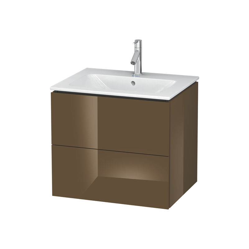 

Duravit L-Cube Mueble de pared, 2 cajones, ancho: 620mm, para mí de Starck 233663, color: Marrón Oliva Laca Alto Brillo - LC624006161