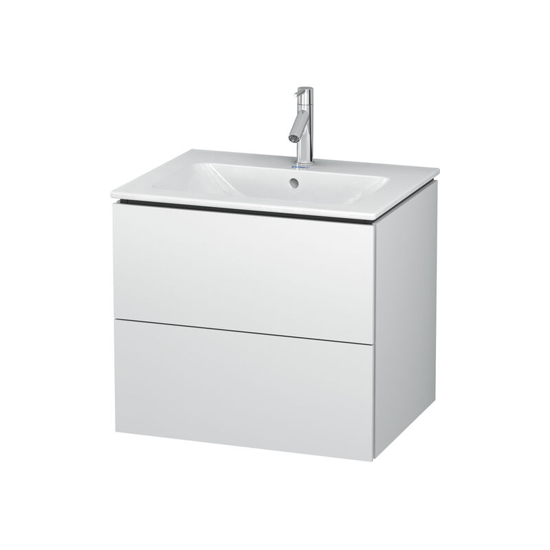 

Duravit L-Cube Mueble de pared, 2 cajones, ancho: 620mm, para mí de Starck 233663, color: Blanco Mate Decoración - LC624001818