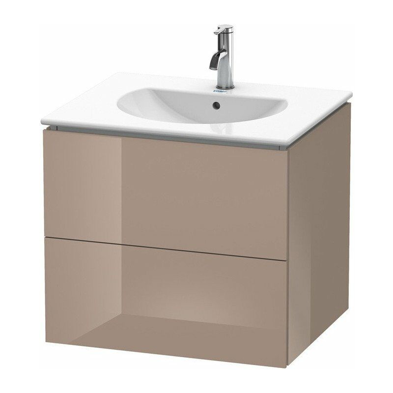 

Mueble bajo lavabo L-CUBE 514x620x550mm capuchino alto brillo