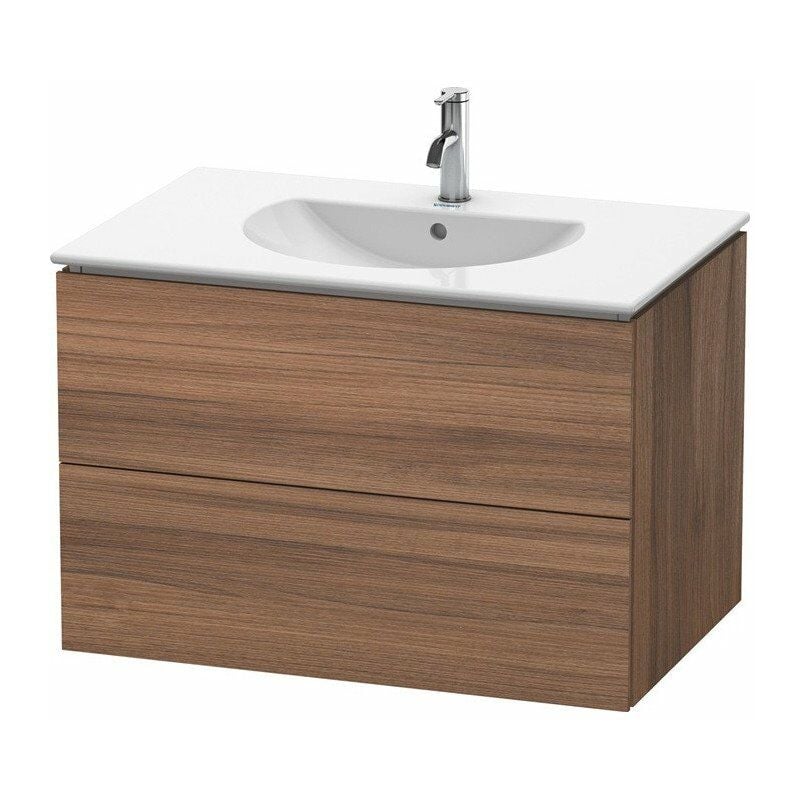 

Mueble bajo lavabo L-CUBE 534x820x550mm nogal natural