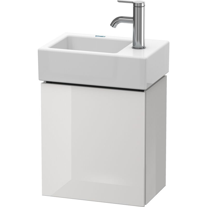 

Duravit L-Cube Mueble de pared 36,4 x 24,1 cm, 1 puerta, para Vero Air 072438 LC6293L, color: Laca blanca de alto brillo - LC6293L8585