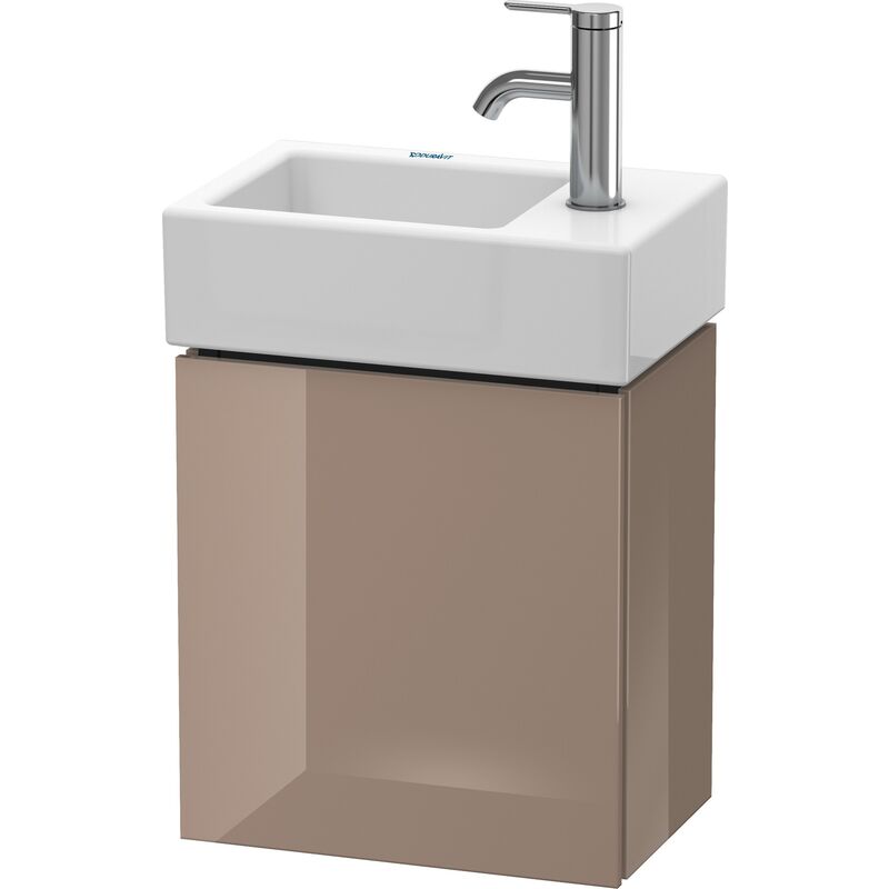 

Duravit L-Cube Mueble de pared 36,4 x 24,1 cm, 1 puerta, para Vero Air 072438 LC6293L, color: Cappuccino laca alto brillo - LC6293L8686