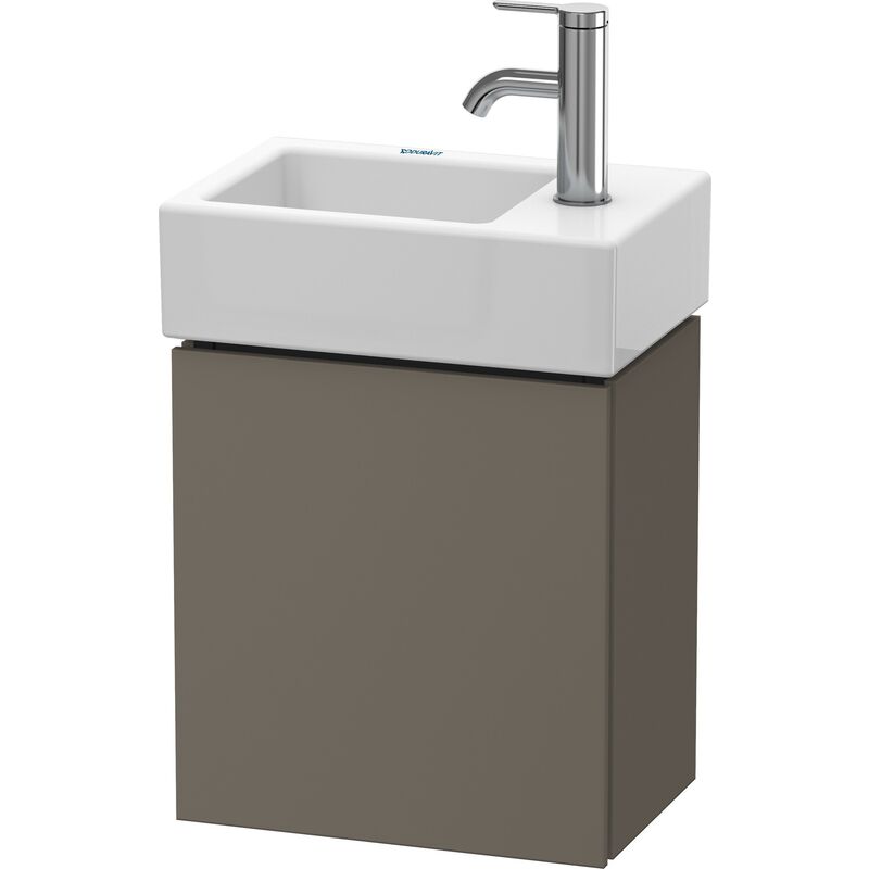 

Duravit L-Cube Mueble de pared 36,4 x 24,1 cm, 1 puerta, para Vero Air 072438 LC6293L, color: Flanela Gris seda lacado mate - LC6293L9090