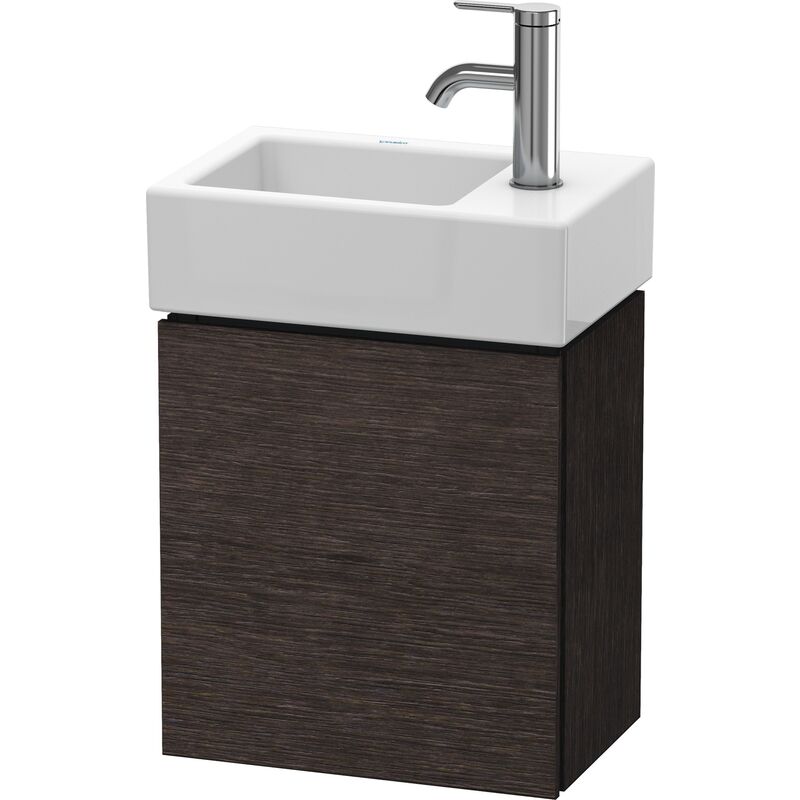 

Duravit L-Cube Mueble de pared 36,4 x 24,1 cm, 1 puerta, para Vero Air 072438, color: roble oscuro cepillado chapa de madera auténtica - LC6293R7272