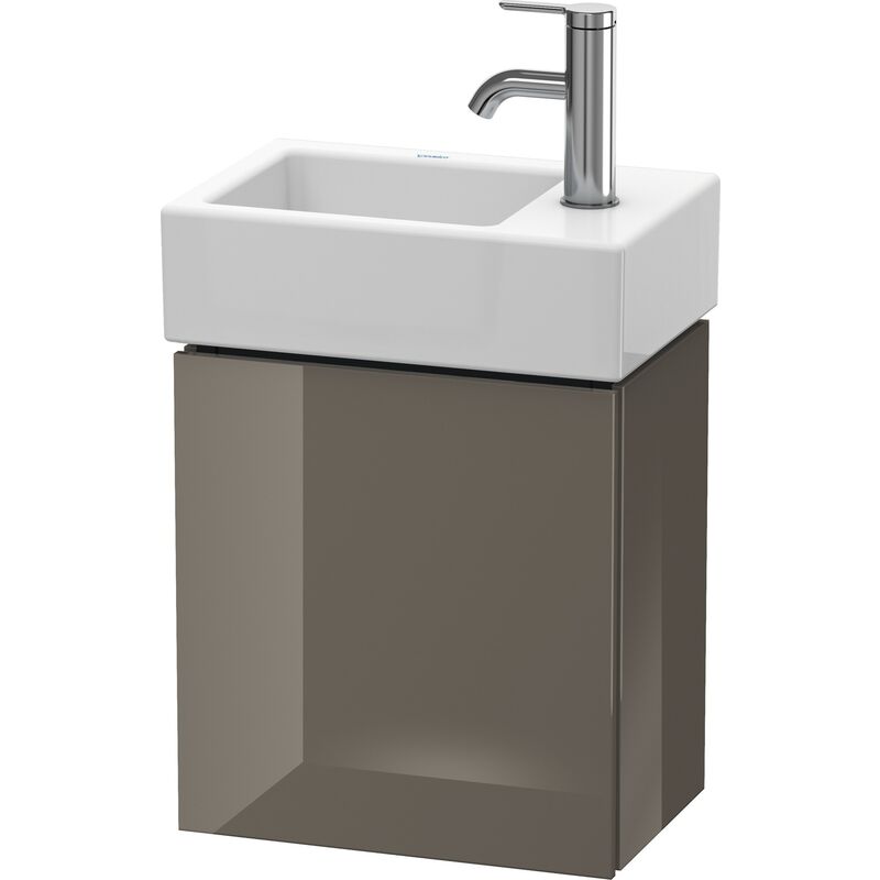 

Duravit L-Cube Mueble de pared 36,4 x 24,1 cm, 1 puerta, para Vero Air 072438, color: Laca de color gris franela de alto brillo - LC6293R8989