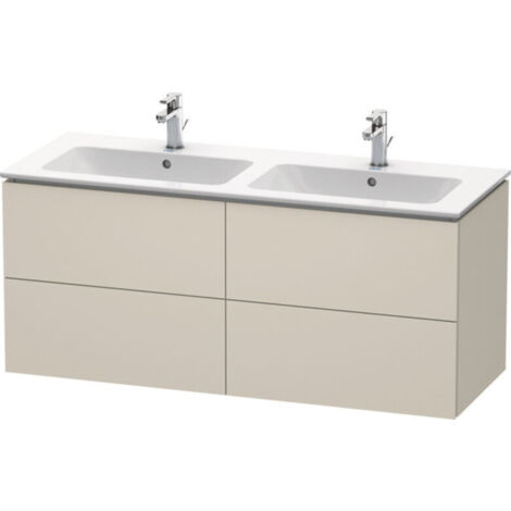 Duravit L-Cube Mueble de pared, 4 cajones, ancho: 1290mm, para Me