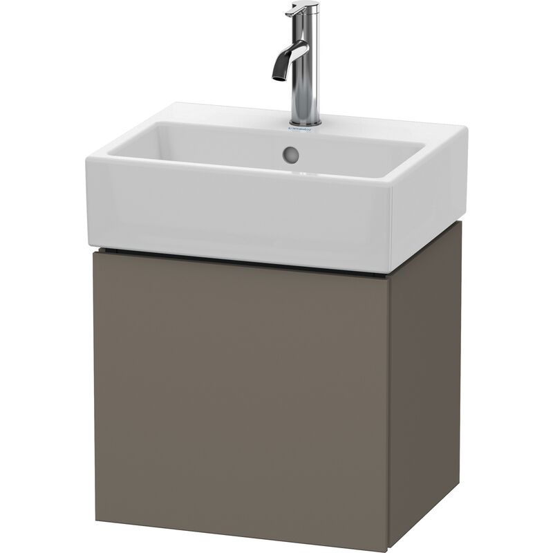 

Duravit L-Cube Mueble de pared 43,4x34,1 cm, 1 puerta, con bisagra a la derecha, para Vero Air 072445, color: Flanela Gris seda lacado mate