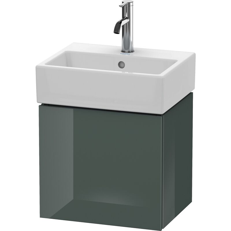 

Duravit L-Cube Mueble de pared 43,4x34,1 cm, 1 puerta, con bisagra a la derecha, para Vero Air 072445, color: Laca de alto brillo Dolomiti Grey