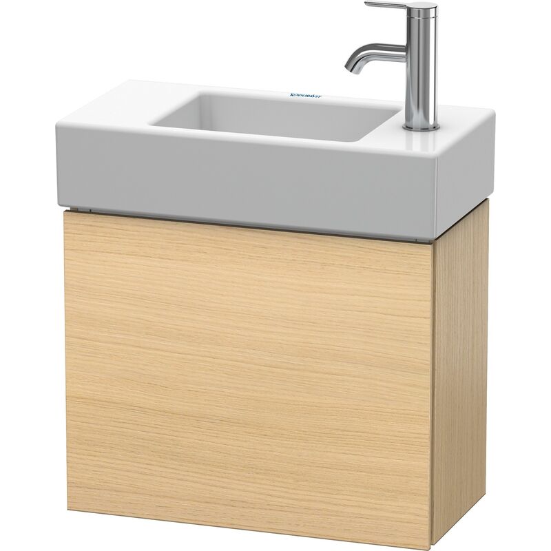 

Duravit L-Cube Mueble de pared 48.0 x 24.0 cm, 1 puerta, para Vero Air 072450, color: Roble mediterráneo Chapa de madera auténtica - LC6246R7171