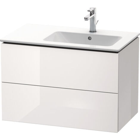 Duravit L-Cube Mueble de pared 82,0 x 48,1 cm, 2 cajones, para ME