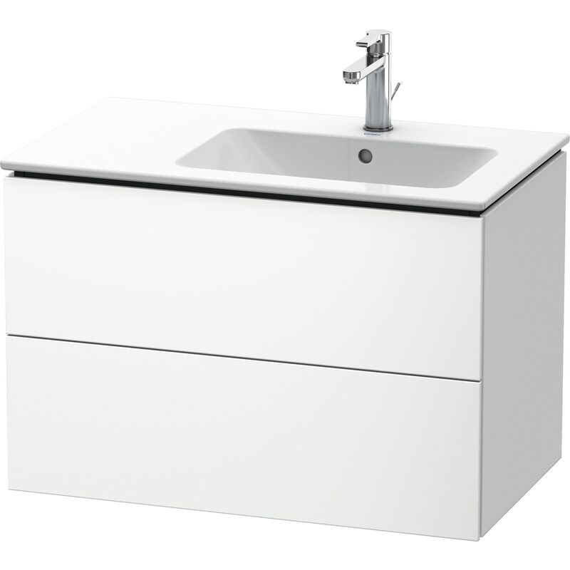 

Duravit L-Cube Mueble de pared 82,0 x 48,1 cm, 2 cajones, para ME by Starck 234683 Lavabo derecha, color: Blanco Mate Decoración - LC629201818