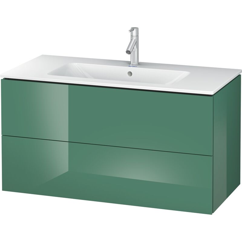 

Duravit L-Cube Mueble de pared, ancho 1020mm, profundidad 481, 2 cajones, se ajusta a las necesidades del cliente. Artículo 233610, color: Jade laca