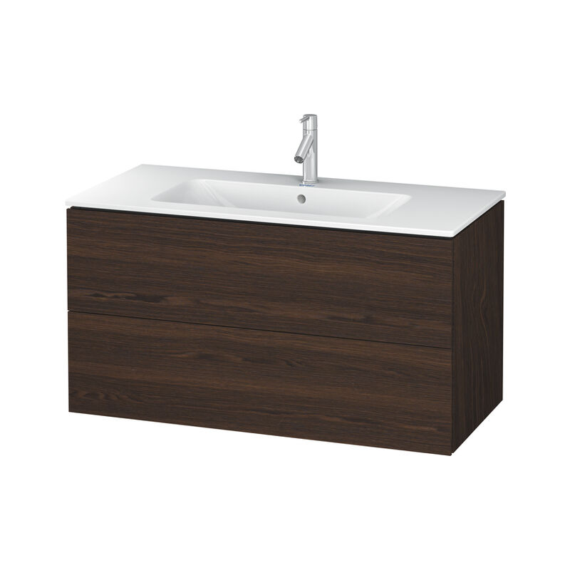 

Duravit L-Cube Mueble de pared, ancho 1020mm, profundidad 481, 2 cajones, se ajusta a las necesidades del cliente. Artículo 233610, color: Nogal