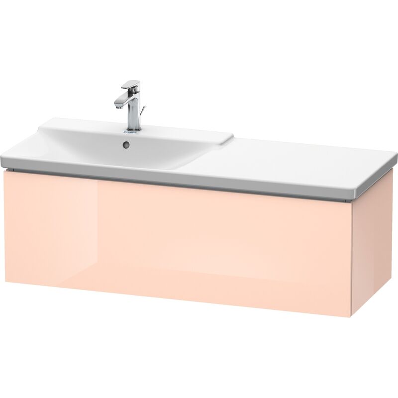 

Duravit L-Cube Mueble de pared, ancho 1220mm, profundidad 481, 1 extraíble, se ajusta a la medida. Artículos 233312 y 233412, color: Perla de