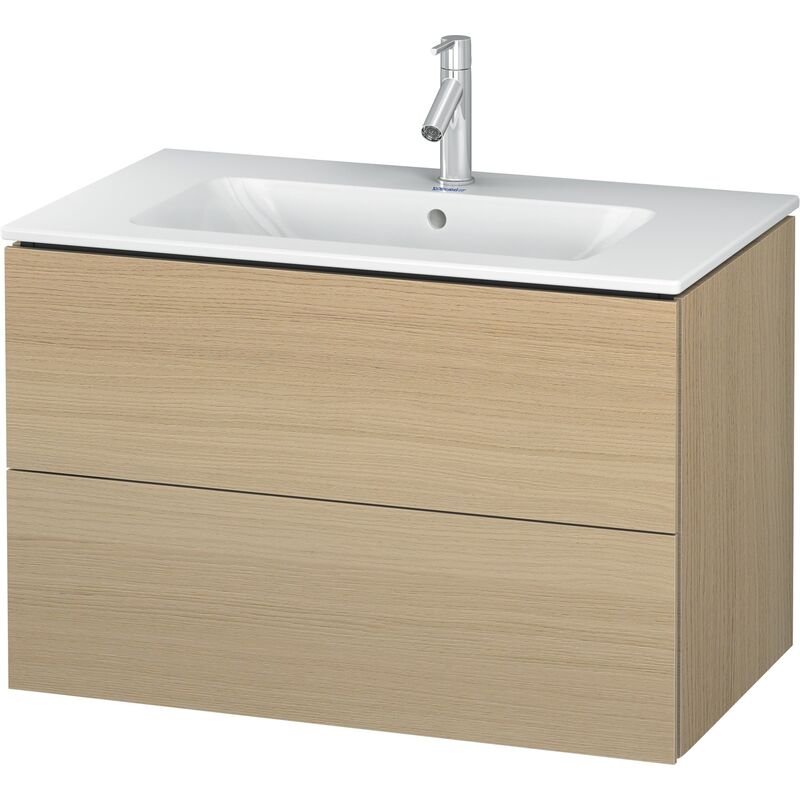 

Duravit L-Cube Mueble de pared, ancho 820mm, profundidad 481, 2 cajones, se ajusta a las necesidades del cliente. Artículo 233683, color: Roble