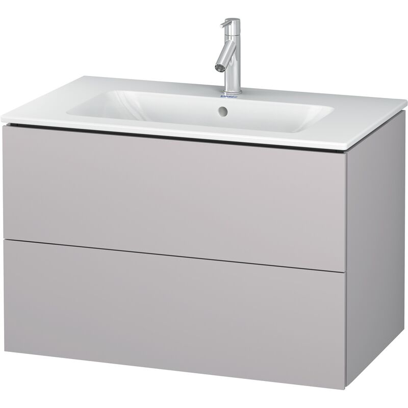 

Duravit L-Cube Mueble de pared, ancho 820mm, profundidad 481, 2 cajones, se ajusta a las necesidades del cliente. Artículo 233683, color: Blanco Lila