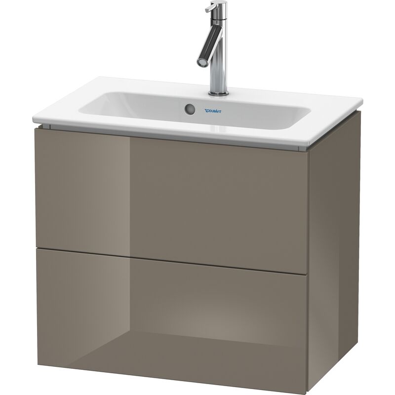 

Duravit L-Cube Mueble de pared Compact, 2 cajones, anchura: 620mm, para Me by Starck 234263, color: Laca de color gris franela de alto brillo