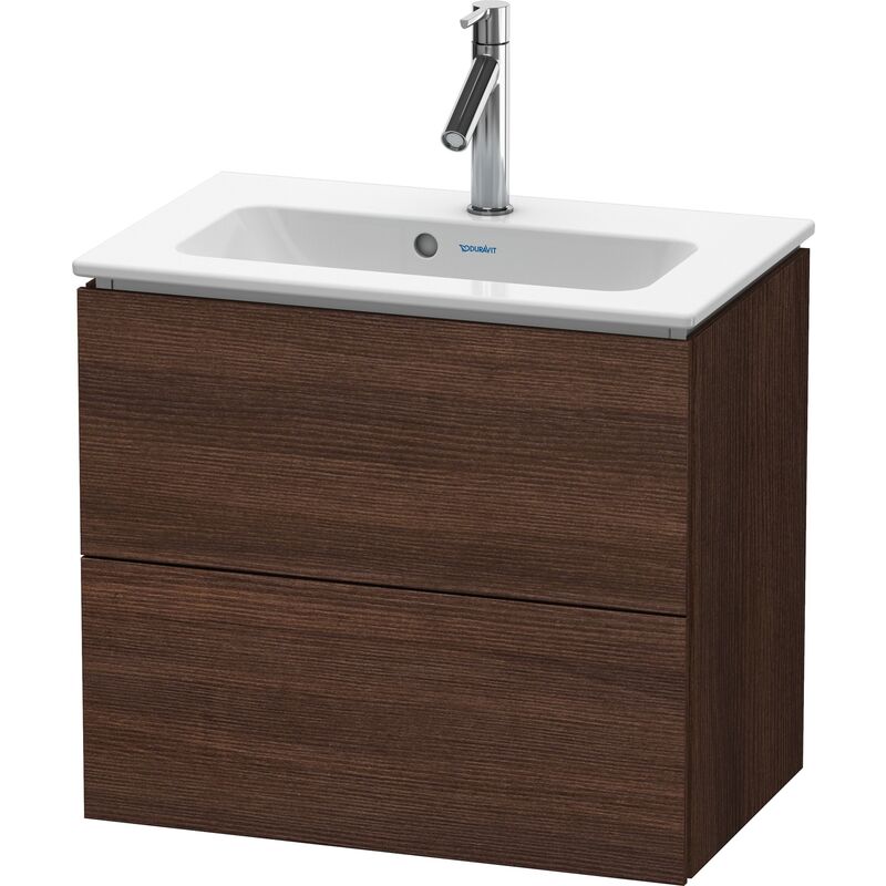 

Duravit L-Cube Mueble de pared Compact, 2 cajones, anchura: 620mm, para Me by Starck 234263, color: Decoración Castaño Oscuro - LC625605353