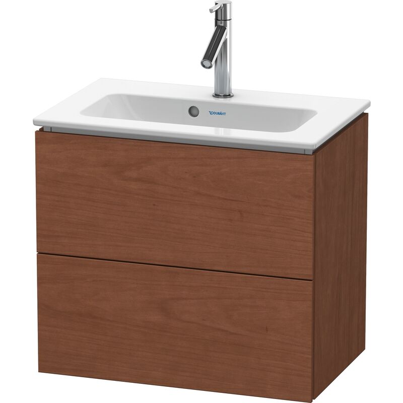 

Duravit L-Cube Mueble de pared Compact, 2 cajones, anchura: 620mm, para Me by Starck 234263, color: Chapa de madera auténtica de nogal americano