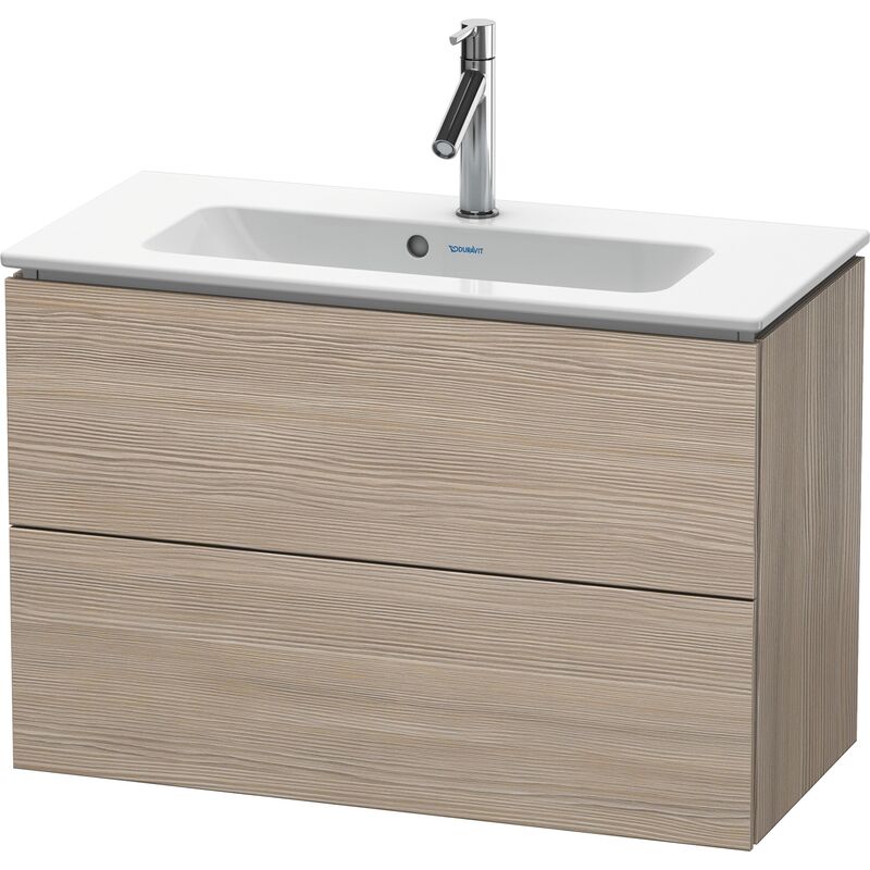 

Duravit L-Cube Mueble de pared Compact, 2 cajones, anchura: 820mm, para Me by Starck 234283, color: Decoración Pino Plata - LC625703131