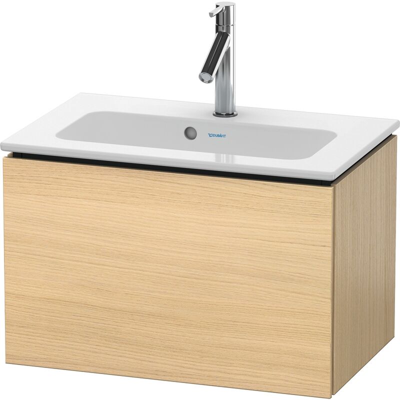 

Duravit L-Cube Mueble de pared Compacto, 1 alargador, ancho: 620mm, para mí de Starck 234263, color: Roble mediterráneo Chapa de madera auténtica