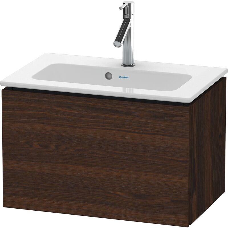 

Duravit L-Cube Mueble de pared Compacto, 1 alargador, ancho: 620mm, para mí de Starck 234263, color: Nogal cepillado Chapa de madera auténtica