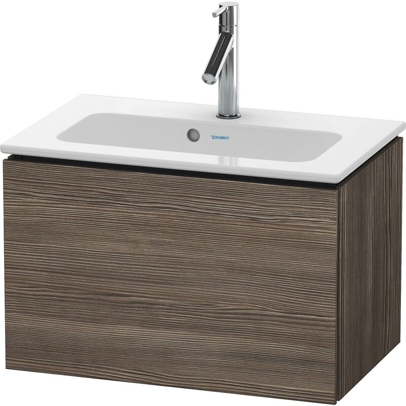 

Duravit L-Cube Mueble de pared Compacto, 1 alargador, ancho: 620mm, para mí de Starck 234263, color: Pino Terra Decor - LC615605151