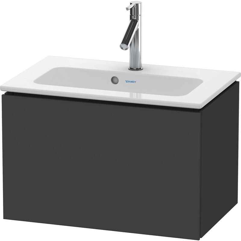 

Duravit L-Cube Mueble de pared Compacto, 1 alargador, ancho: 620mm, para mí de Starck 234263, color: Grafito Mate Decoración - LC615604949