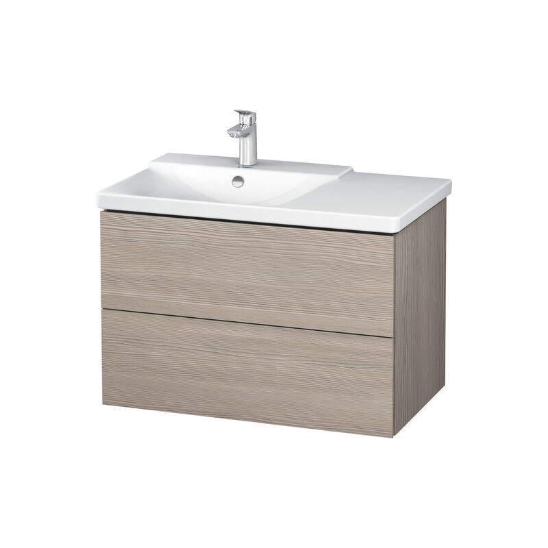 

Duravit L-Cube Mueble de pared de 820mm de ancho, profundidad 481, 2 cajones, cabe 'P3 Comfort Artículo 233385, cuenca izquierda, color: Decoración