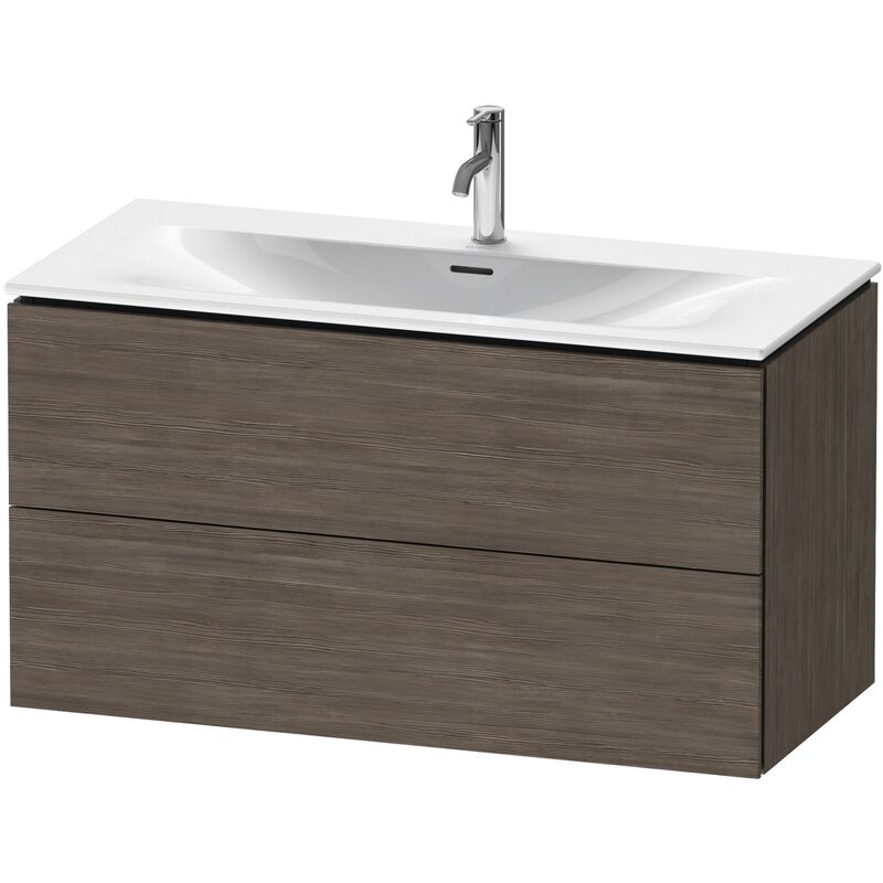 

Duravit L-Cube Mueble de pared LC6308, 1020x481 mm, 2 cajones, para Viu 234410, color: Pino Terra Decor - LC630805151