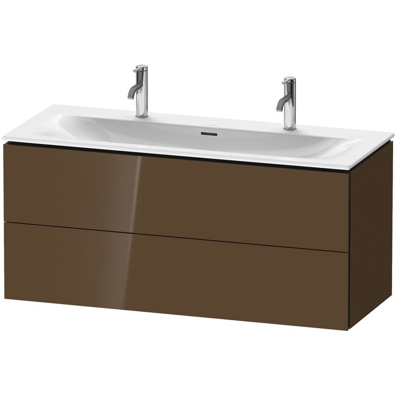 

Duravit L-Cube Mueble de pared LC6309, 1220x481 mm, 2 cajones, para Viu 234412, color: Marrón Oliva Laca Alto Brillo - LC630906161