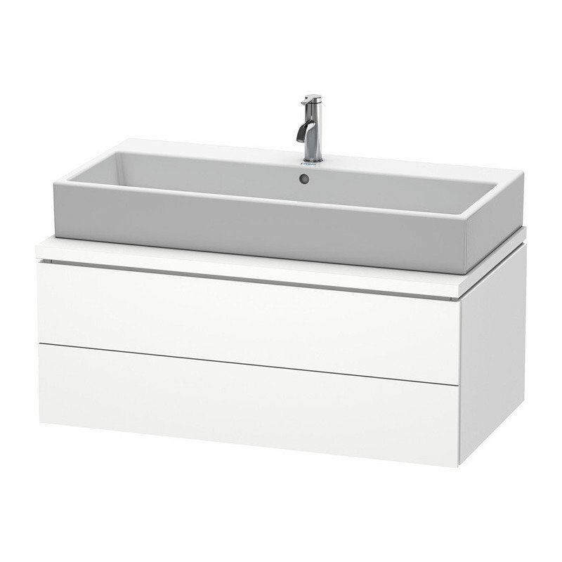 

Mueble bajo lavabo L-CUBE 1020x547x400mm blanco mate