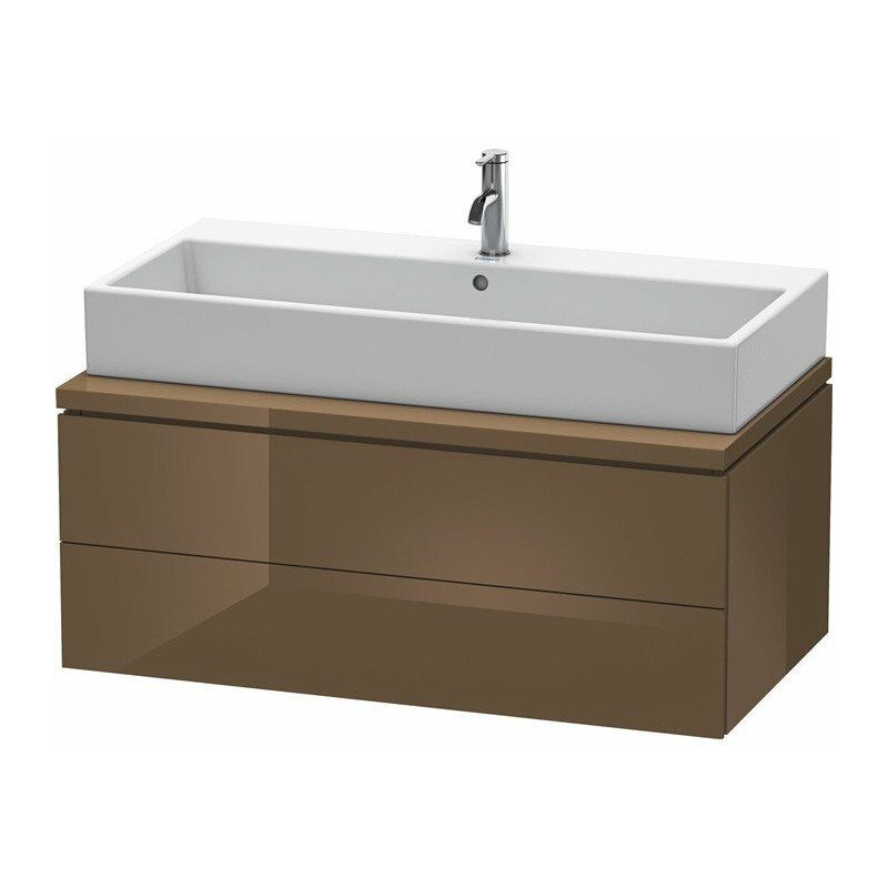 

Duravit - Mueble bajo lavabo L-CUBE 1020x547x400mm marrón oliva brillo intenso