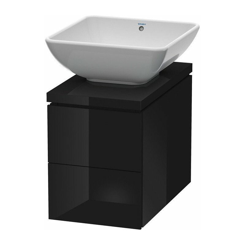 

Duravit - Mueble bajo lavabo L-CUBE 320x547x400mm negro brillante