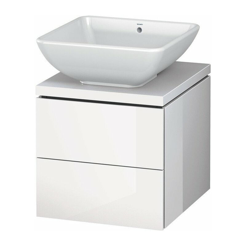 

Mueble bajo lavabo L-CUBE 420x477x400mm nogal geb