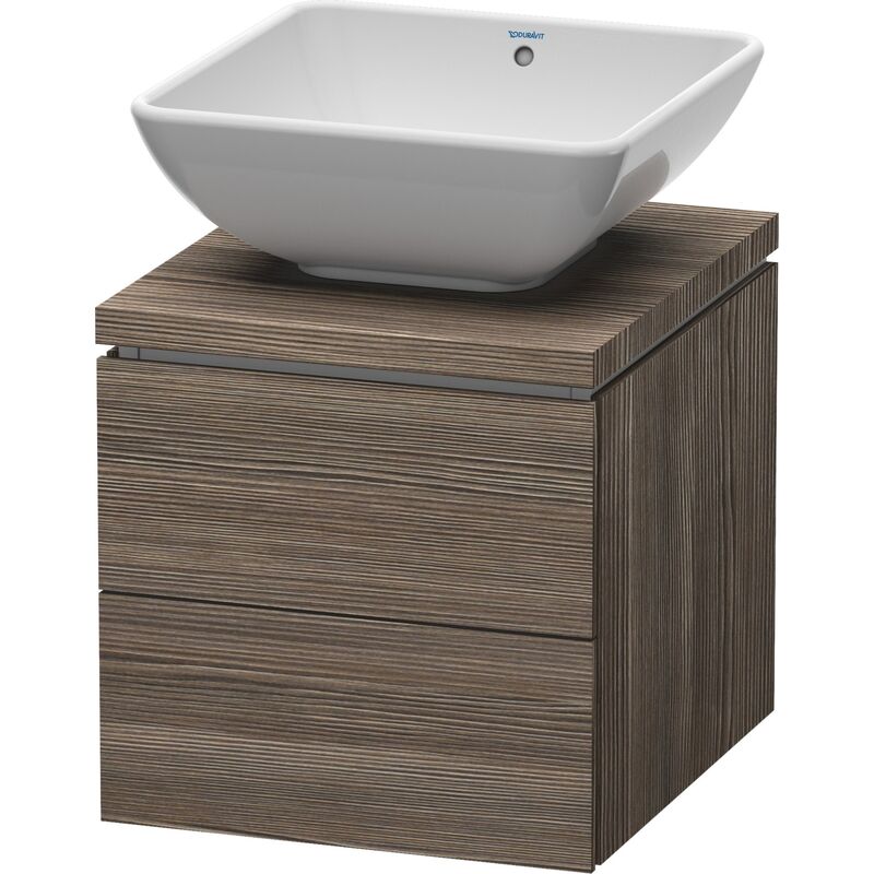 

Duravit Ag - Mueble de lavabo Duravit L-Cube para consola, ancho 720mm, profundidad 477mm, 2 cajones, color: Pino Terra Decor - LC580605151