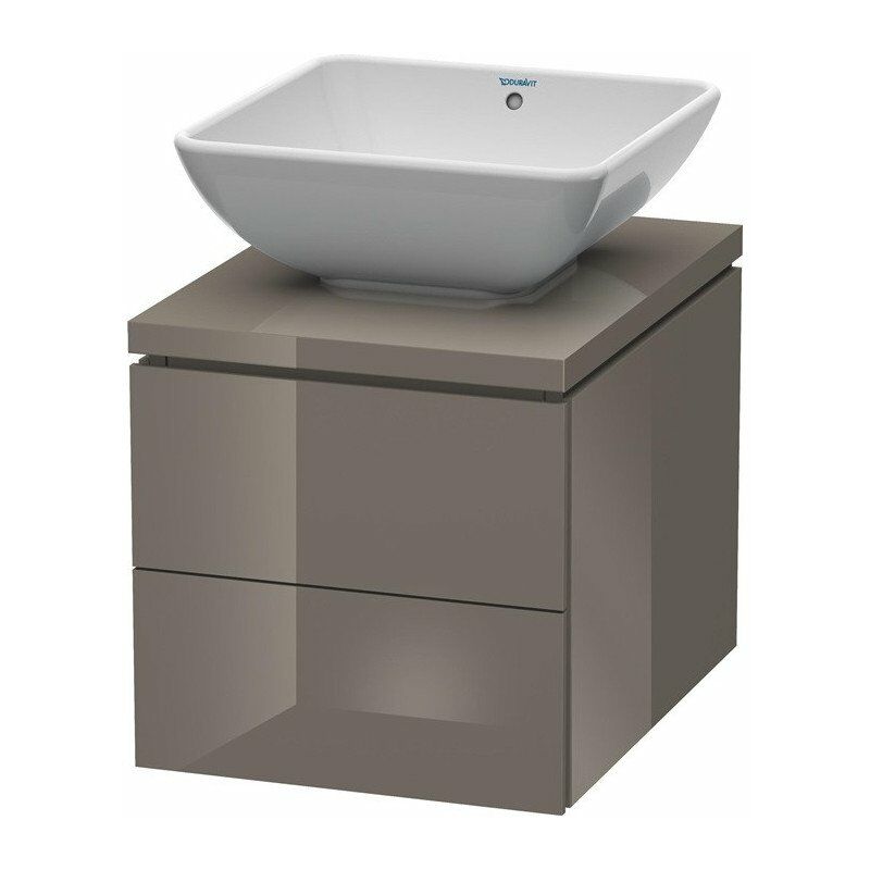 

Duravit - Mueble bajo lavabo L-CUBE 420x547x400mm franela gris brillante