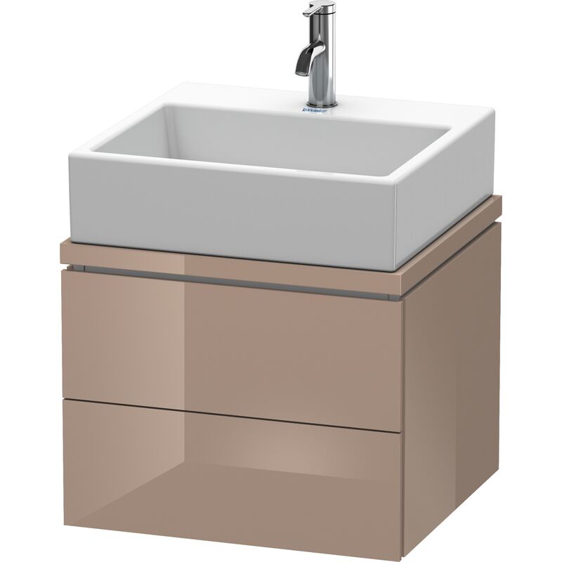 

Duravit Ag - Duravit L-Cube Mueble para consola, ancho 520mm, profundidad 477mm, 2 cajones, color: Cappuccino laca alto brillo - LC580808686