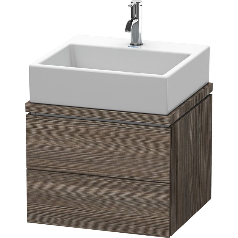 

Duravit Ag - Duravit L-Cube Mueble para consola, ancho 520mm, profundidad 477mm, 2 cajones, color: Pino Terra Decor - LC580805151