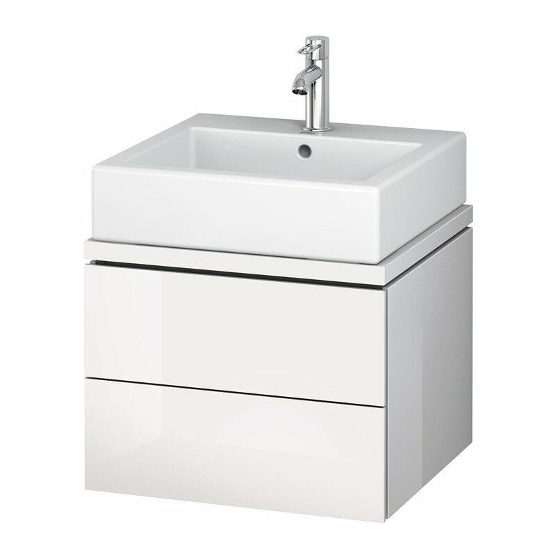 

Mueble bajo lavabo L-CUBE 520x477x400mm castaño