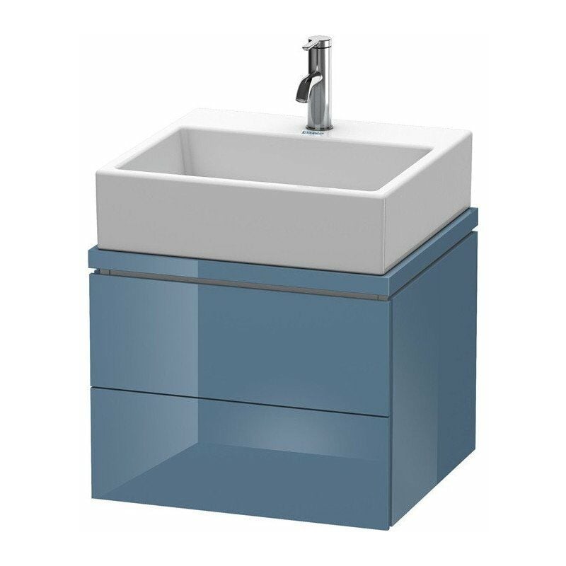 

Duravit - Mueble bajo lavabo L-CUBE 520x477x400mm azul piedra brillante