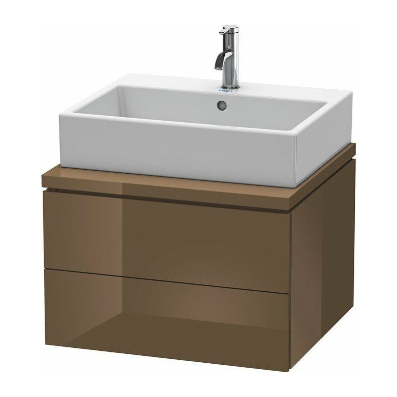 

Duravit - Mueble bajo lavabo L-CUBE 620x547x400mm marrón oliva brillo intenso