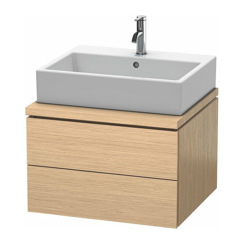 

Duravit - Mueble bajo lavabo L-CUBE 620x547x400mm roble cepillado