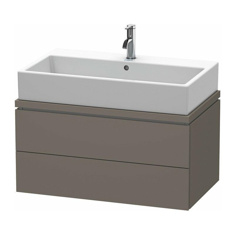 

Duravit - Mueble bajo lavabo L-CUBE 820x477x400mm franela gris satinado