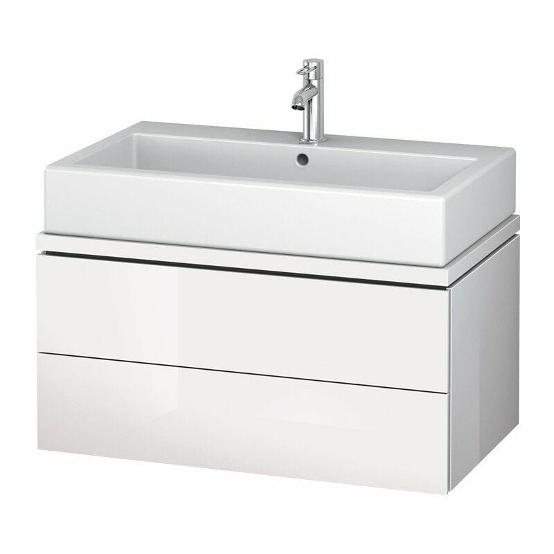 

Duravit - Mueble bajo lavabo L-CUBE 820x477x400mm negro alto brillo