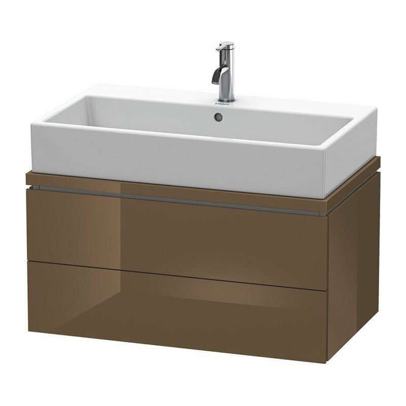 

Duravit - Mueble bajo lavabo L-CUBE 820x477x400mm marrón oliva brillo intenso